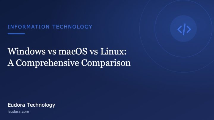 Windows vs macOS vs Linux: A Comprehensive Comparison