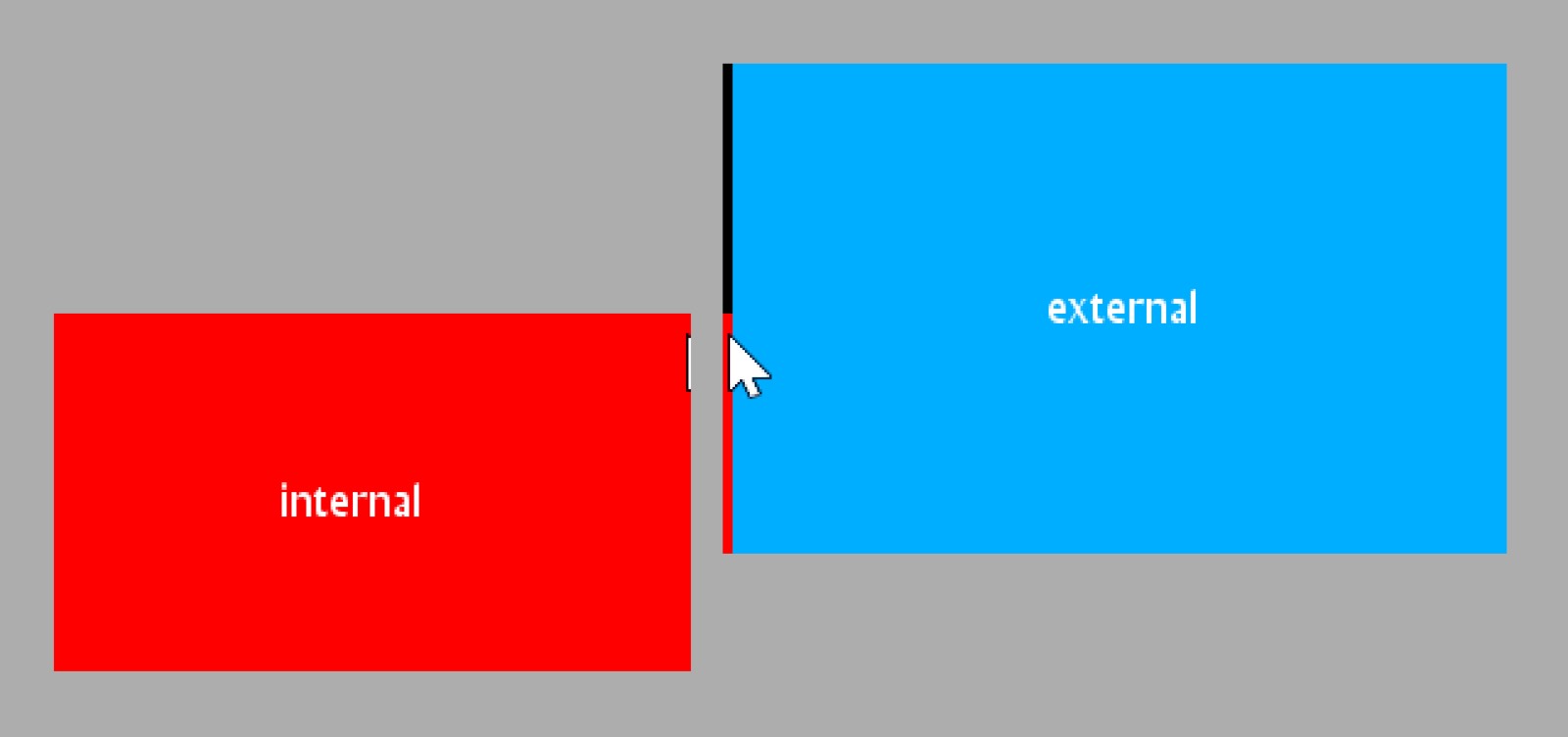 Dual monitors illustration.