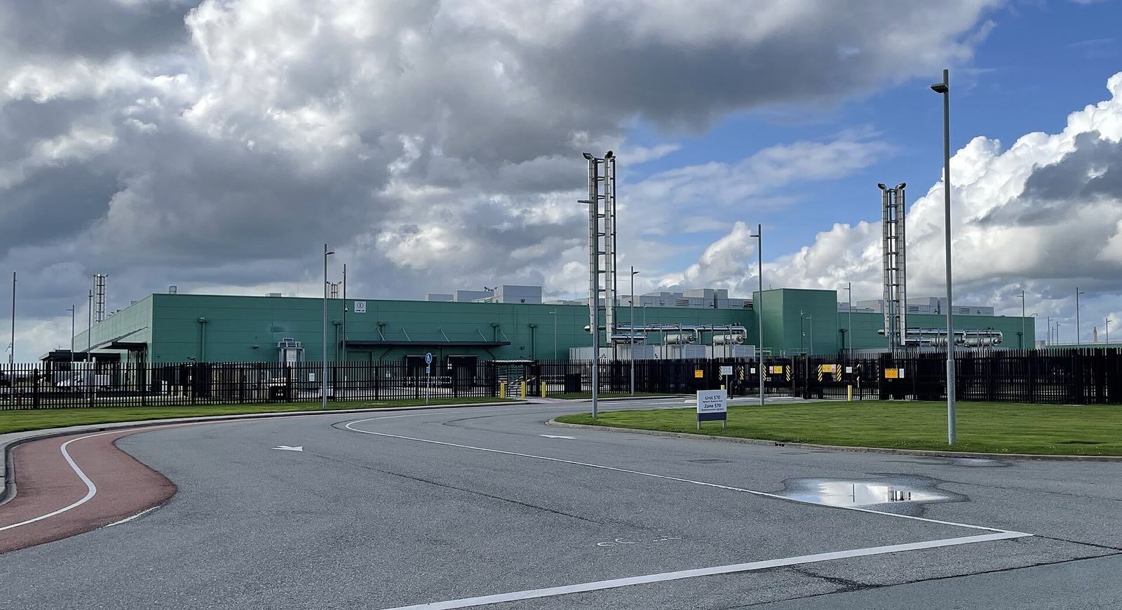 Microsoft Data Center in Middenmeer, the Netherlands in 2023