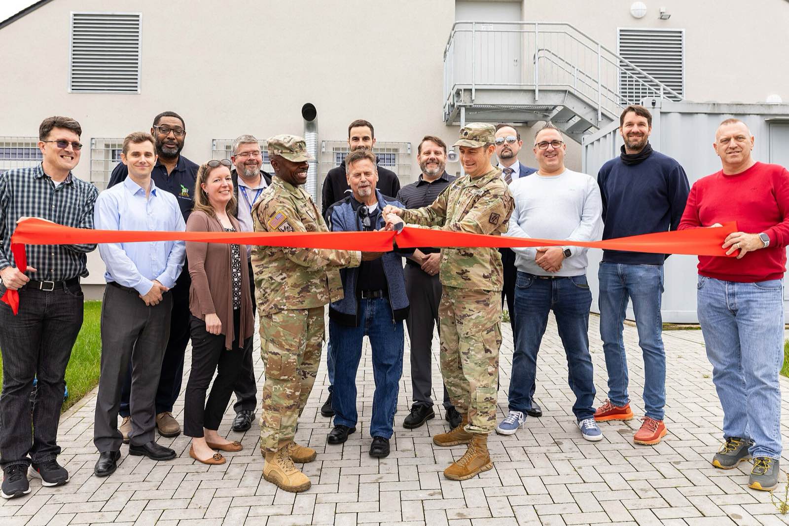The 102d Strategic Signal Battalion (102d SSB), Network Enterprise Center (NEC) – Baumholder held a ribbon cutting ceremony on Smith Barracks, Oct. 17, to mark the successful compl